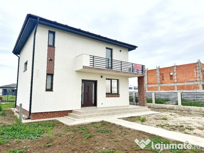 Vila individuală P+1E - 4camere - 2 bai + camera tehnica - teren 415mp