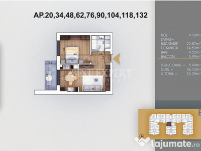 Apartament 2 camere ideal investitie