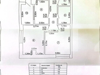 Apartament de 3 camere, 65 mp, etaj intermediar, Buna ziua