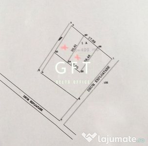 Parcele teren intravilan 501 mp si 499 mp-ideal casa-Unirea