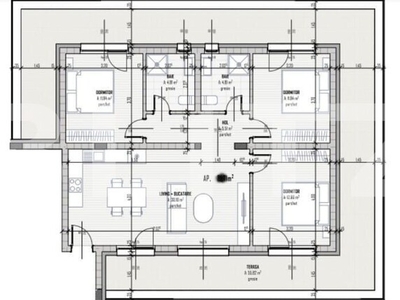 Penthouse 4 camere, 82mp si terasa de 80mp, Calea Baciului, Petrom