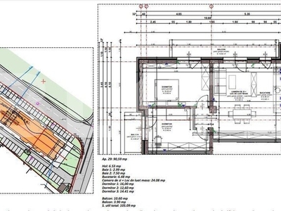 Proiect nou! Apartament 4 camere, 90 mp, 2 bai, 2 balcoane, Beta Residence