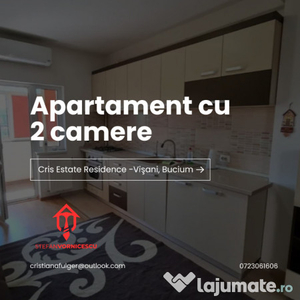 Se închiriază: apartament cu două camere - Vişani, Bucium