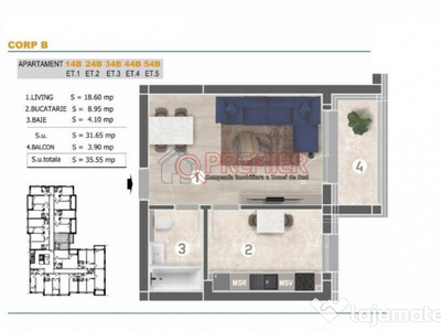 Parcul Tudor Arghezi - Metalurgiei - Garsoniera - 49500