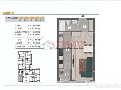 Parcul Tudor Arghezi - Metalurgiei - Garsoniera - 56500