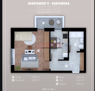 Popesti Leordeni Garsoniera - Metrou Dimitrie Leonida