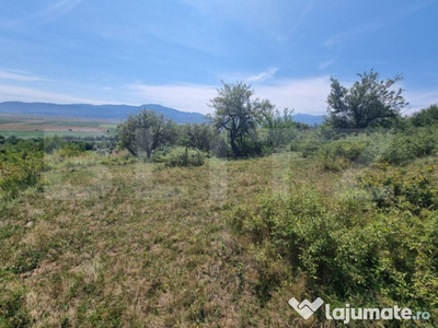 Teren in Vulcan pentru casa de vacanta - panorama catre Munt