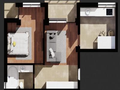 Bucium apartament nou 57 mp, 2 camere, decomandat, de vanzare, Visani, Cod 145164