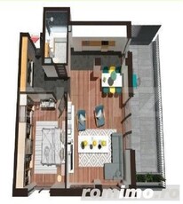 Apartament 2 camere, 63 mp, zona exclusivista Floresti