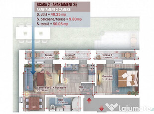 Apartament Ideal Investitie Zona Linistita -3 minute STB