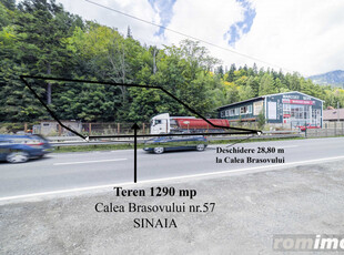 Calea Brasovului 57* Teren 1290 mp*deschidere 28* P+2E+M