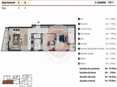 13 Septembrieâ€¢ Marriottâ€¢ 3 camâ€¢91 mpâ€¢et. 3â€¢nemobilatâ€¢ 220 000 euro+ TVA