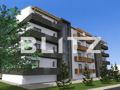 Apartament 3 camere, 58 mp, ansamblu privat, Apahida