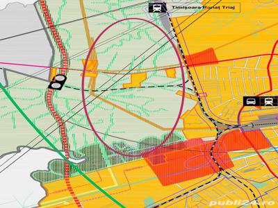 De vanzare teren pentru parcelare în Timișoara, suprafata 9,22 ha