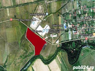 Teren industrial 6,3 hectare Remetea Mare --Timisoara