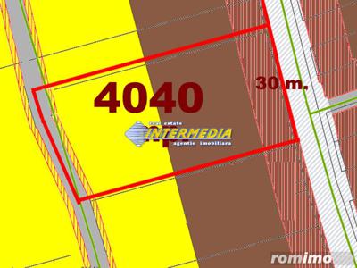 Teren Intravilan 4040 mp. PUZ aprobat P+4 toate utilitatile, deschidere drum asfaltat 30,5 m