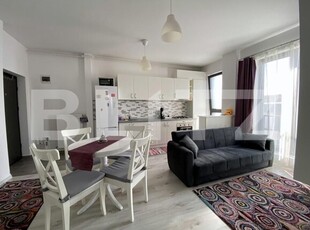 Apartament la cheie: 2 camere, 40 mp, bloc nou, Borhanci