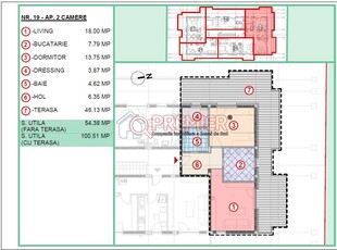 Avans 5% - 2 camere unic - terasa 47 mp - Popesti Leordeni