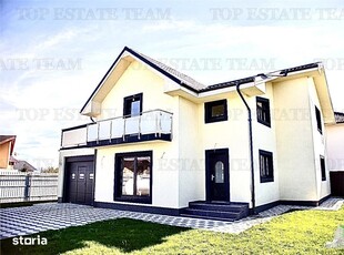 Vila superba, individuala 5 camere cu garaj, panouri solare (8KW) si t