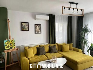 Apartament 2 camere, bloc nou, S56mp+20mp terasa, mobilat, Bonjour de vanzare