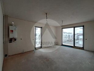 Apartament 56 mp semifinisat, terasa 20 mp, zona Eroilor in Floresti