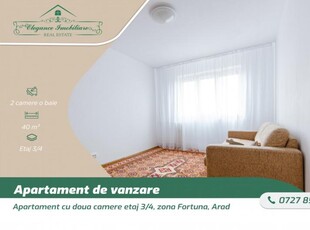 Apartament cu doua camere etaj 3/4, zona Fortuna, Arad