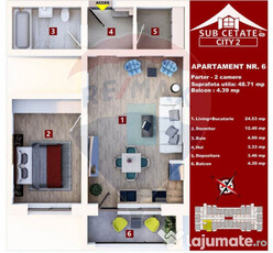 COMISION 0% Apartament Nou Cu 2 Camere De Vânzare