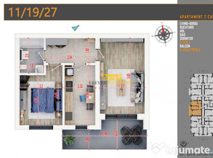 Titan-Theodor Pallady 2 camere decomandate Loc Parcare BONUS