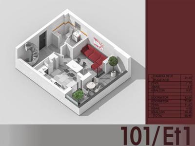 (AP.101/11/12) 3 camere duplex - Titan - Liviu Rebreanu - Metrou Titan - Estimobiliar