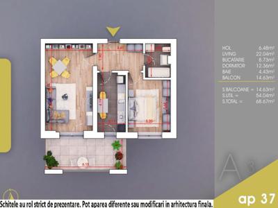 (Ap.37/3/A) 2 camere Titan - Pallady - Metrou Nicolae Teclu - Estimobiliar