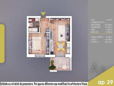 (AP.39/3/A) 2 camere Titan - Pallady - Metrou Nicolae Teclu - Estimobiliar