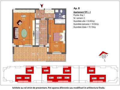 (Ap.8/1/BL1) FINALIZAT 2 camere Titan - Pallady - Metrou Teclu - Estimobiliar