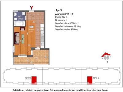 (AP.9/1/BL1) Garsoniera Titan - Pallady - Metrou Teclu - Estimobiliar