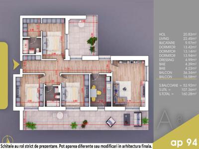 (AP.94/8/A) 4 camere Titan - Pallady - Metrou Nicolae Teclu - Estimobiliar