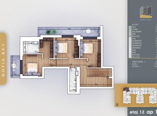 AP. 4 CAM. TIP DUPLEX ET 11/12 PROIECT IN CONSTRUCTIE / PALLADY!