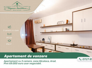 ????Apartament 3 camere cu centrala proprie