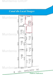 Unicat ! Snagov, lipit de Lidl, 900 mp. teren cu deschidere la Lacul Snagov