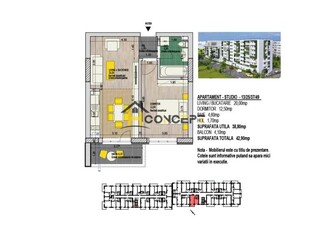 Apartament 2 camere Studio Drumul Binelui Aparatorii Patriei