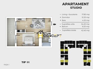 Apartament 2 camere studio incalzire pardoseala Popesti metrou la 8min