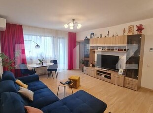 Apartament cu 3 camere, 74 mp, bucatarie inchisa, parcare, zona parcului Poligon