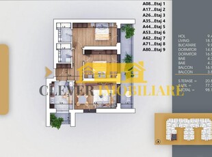 Apartament decomandat 3 camere 700m Metrou Nicolae Teclu