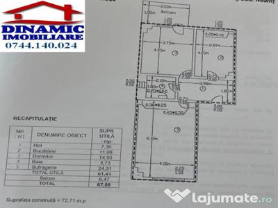 Ap 2 cam, Str. Gral. Dăscălescu, et. 4. Preț 48.000 euro