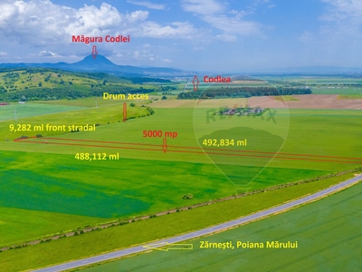 Teren Agricol, Extravilan vanzare, in Brasov, Rasnov, Periferie