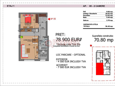 Aparatorii Patriei - apartament 2 camere