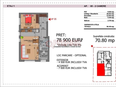 Aparatorii Patriei - Vanzare apartament 2 camere