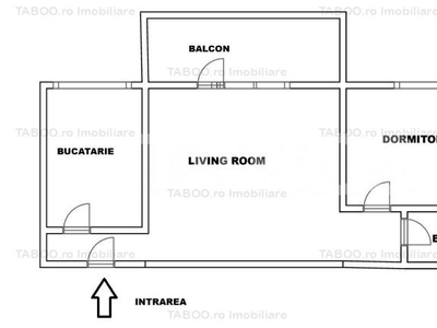 Apartament 2 camere de vanzare etajul 1 in Selimbar langa Mall