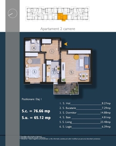 Apartament 2 camere decomantat metrou 1 Decembrie 1918