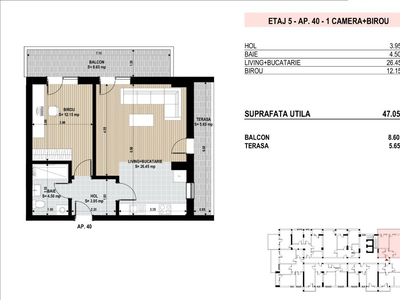 Apartament 2 Camere Nou 5/7 + Terasa Bucuresti Berceni Brancoveanu