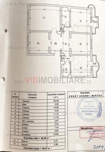 Nerva Traian - Vitan Mall - 4 camere - SUT 97MP - Centrala proprie