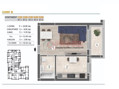 Parcul Tudor Arghezi - Metalurgiei - Garsoniera - 49500 Euro - Cavar Rezidence